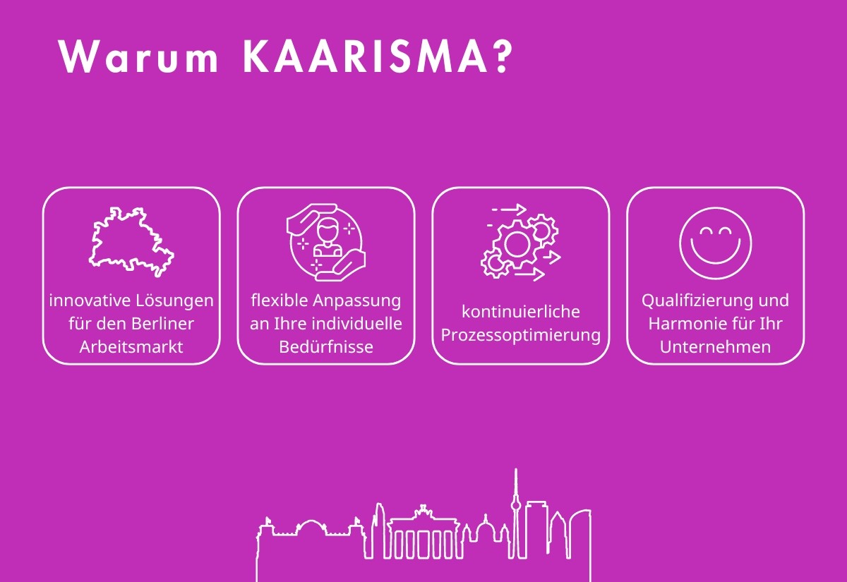 KAARISMA ist Ihr dynamischer Personaldienstleister in Berlin - Die neue Generation spezialisierter Headhunter